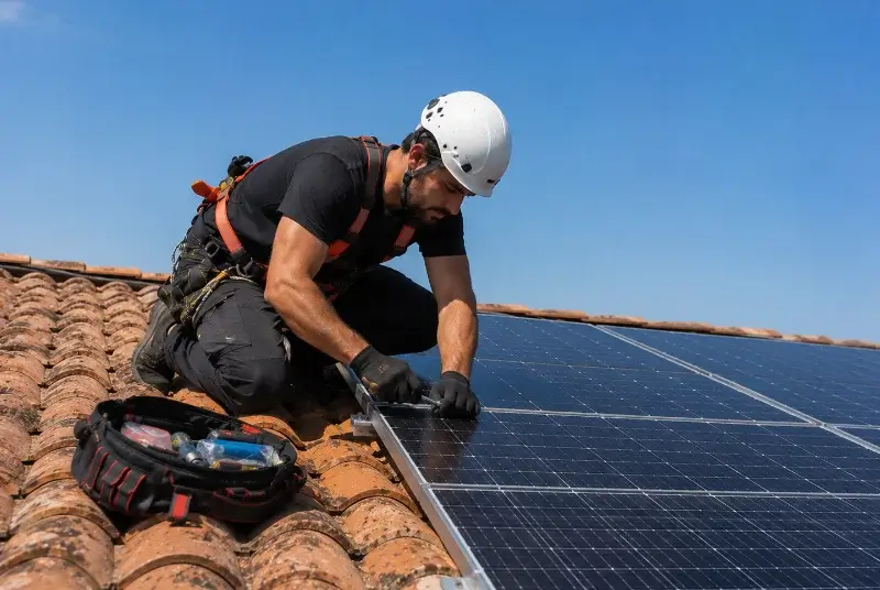 Maintenance et monitoring de panneaux solaires à Veyrier-du-Lac
