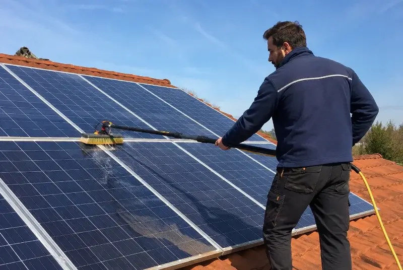 Nettoyage et entretien de panneaux solaires à Veyrier-du-Lac